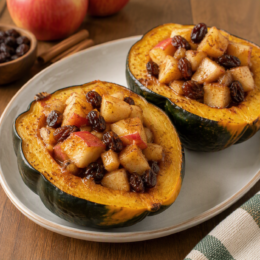 Apple-Stuffed Acorn Squash Recipe - Have A Plant