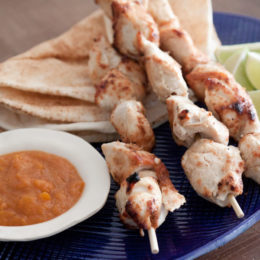 Grilled Chicken Skewers with Apricot Dipping Sauce Recipe - Have A Plant
