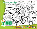 Download Coloring Page: Fruits & Veggiesâ€”More Matters