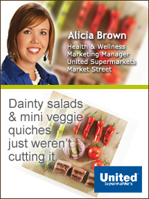 Insider's Viewpoint: Expert Supermarket Advice: Dude Food! Alicia Brown, United Supermarkets. Fruits And Veggies More Matters.org