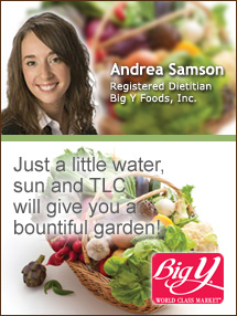 Insider's Viewpoint: Expert Supermarket Advice: 4 Steps to Your Vegetable Garden. Andrea Samson, Big Y Foods, Inc. Fruits And Veggies More Matters.org