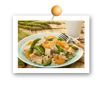 Click to view larger image of Chicken & Rice Salad: Fill Half Your Plate with Fruits & Veggies : Fruits And Veggies More Matters.org