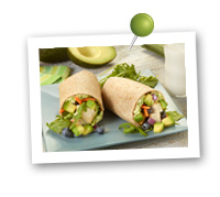 Click to view larger image of Avocado Wraps: Fill Half Your Plate with Fruits & Veggies : Fruits And Veggies More Matters.org