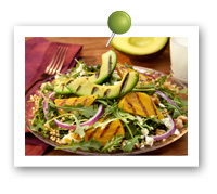 Click to view larger image of Grilled Avocado and Chioggia Beet Salad : Fill Half Your Plate with Fruits & Veggies : Fruits And Veggies More Matters.org