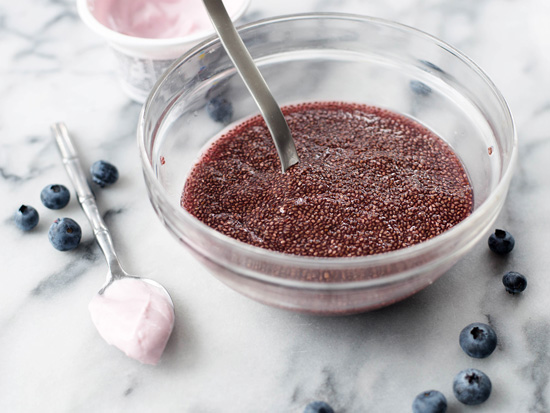 The Everyday Chef: Concord Grape Chia Parfait Cups