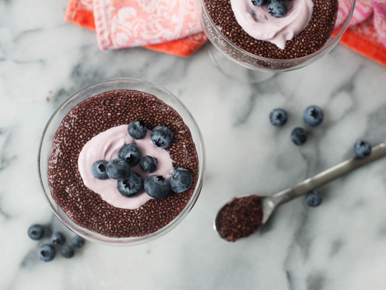 The Everyday Chef: Concord Grape Chia Parfait Cups