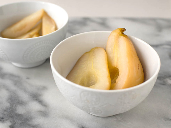 The Everyday Chef: Honey Ginger Poached Pears