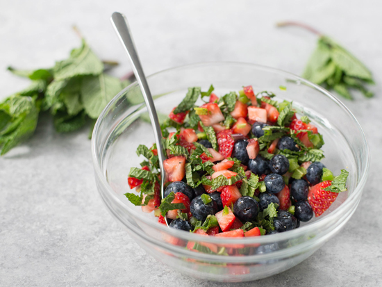 The Everyday Chef: How to Make the Ultimate Grilled Cheese! Grilled Halloumi Cheese w/ Berries & Herbs