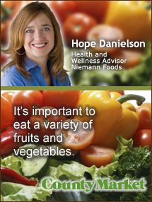 Insider's Viewpoint: Expert Supermarket Advice: Frozen Fruits and Veggies: It’s important to eat a variety of fruits and vegetables. Hope Danielson, Niemann Foods. Fruits And Veggies More Matters.org
