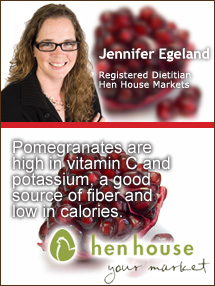 Insiders Viewpoint: Expert Supermarket Advice: Pomegranates 101. Jennifer Egeland, Hen House Markets. Fruits And Veggies More Matters.org