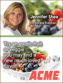 Insider's Viewpoint: Expert Supermarket Advice: Celebrate National Nutrition Month with Nutrition from the Ground Up! Jennifer Shea, ACME. Fruits And Veggies More Matters.org