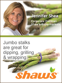 Insider's Viewpoint: Expert Supermarket Advice: Asparagus … a Nutrient Powerhouse! Jennifer Shea, Corporate Dietitian, Shaw's Supermarkets. Fruits And Veggies More Matters.org