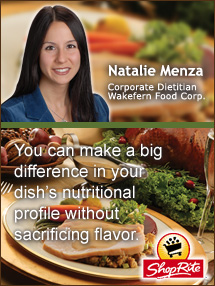 Insiders Viewpoint: Expert Supermarket Advice: Lighten Up … Explore the Healthy Side of Holiday Cooking! Natalie Menza, Shop Rite. Fruits And Veggies More Matters.org