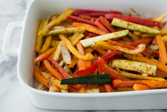 The Everyday Chef: Oven Roasted Vegetable Fajitas