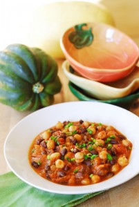 Pumpkin bean chili