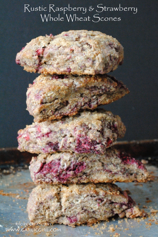Red Berry Whole Wheat Scones by Garlic Girl (534x800) (2)