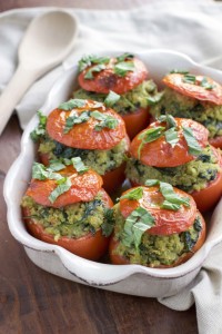 Roasted-Quino-Stuffed-tomatoes-with-basil