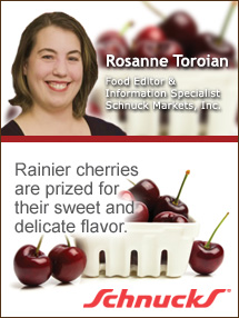 Insider's Viewpoint: Expert Supermarket Advice: Cheers for Cherries! Rosanne Toroian, Schnuck Markets. Fruits And Veggies More Matters.org