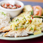 Seared Cod with Pineapple Slaw Recipe - Have A Plant