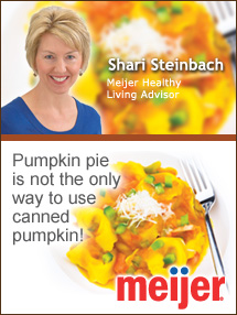 Insider's Viewpoint: Expert Supermarket Advice: Pumpkin Delicious! Shari Steinbach, Meijer Healthy Living Manager. Fruits And Veggies More Matters.org
