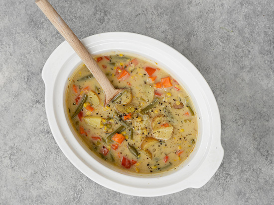 The Everyday Chef: Savory Slow-Cooker Vegetable Chowder