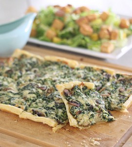 Spinach-Mushroom-Tart