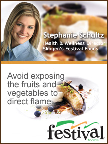 Insider's Viewpoint: Expert Supermarket Advice: Turn a Bland Cookout into a Flavorful Fiesta! Stephanie Schultz. Health and Wellness Director, Festival Foods. Fruits And Veggies More Matters.org