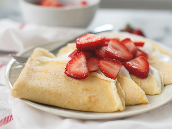 Strawberry-Crepes