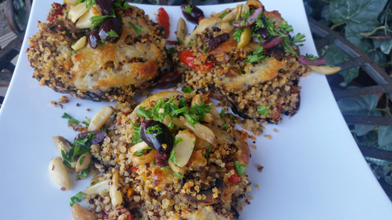 The Everyday Chef: Quinoa Stuffed Antipasto Portabella