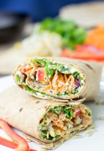 Tangy-Veggie-Wrap