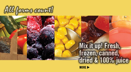 Click to Find Out: Fresh, Frozen, Canned, Dried, 100% Juice