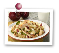 Click to view larger image of Apple, Fennel & Chicken Salad with Couscous : Fill Half Your Plate with Fruits & Veggies : Fruits And Veggies More Matters.org