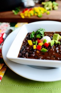 black bean soup