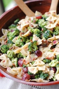 broccoli grape harvest salad