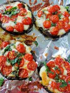 caprese portabello mushrooms