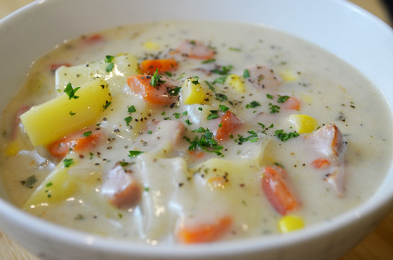 The Everyday Chef: Creamy Corn & Potato Chowder. Fruits And Veggies More Matters.org