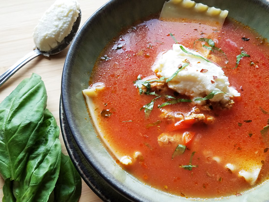 The Everyday Chef: Savory Lasagna Soup. Fruits And Veggies More Matters.org