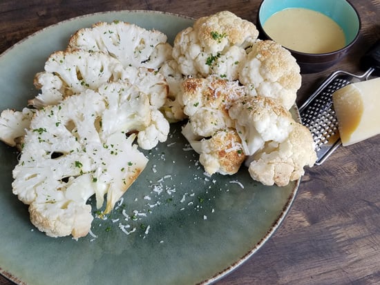 The Everyday Chef: Roasted Cauliflower Steaks With Parmesan & Honey Mustard