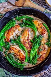 chicken and broccolini