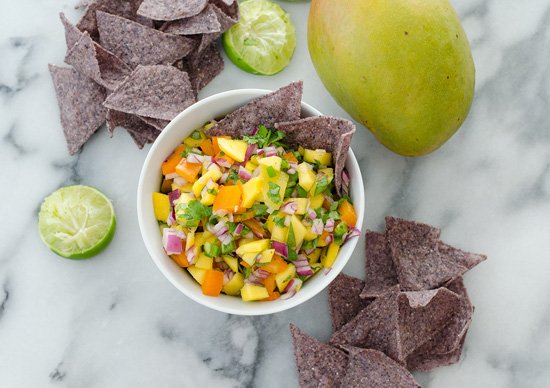 Fish Tacos with Fresh Mango Salsa