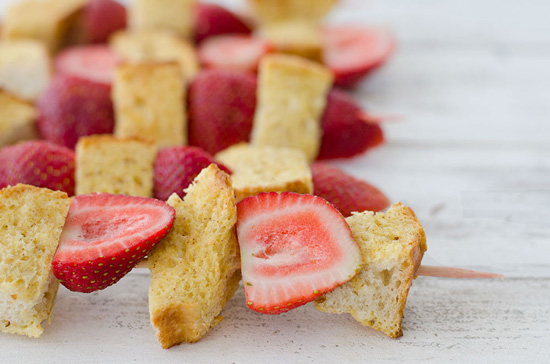 Strawberry French Toast Kebobs