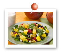 Click to view larger image of Mango Berry Rotini Salad: Fill Half Your Plate with Fruits & Veggies : Fruits And Veggies More Matters.org