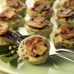 Mini Mushroom Quiches