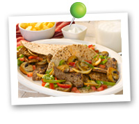 Click to view larger image of Mushroom Steak Fajitas : Fill Half Your Plate with Fruits & Veggies : Fruits And Veggies More Matters.org