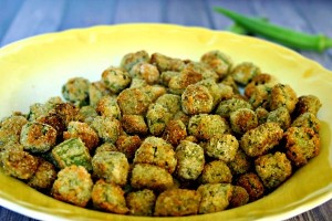 oven fried okra