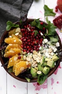 pomegranate orange salad