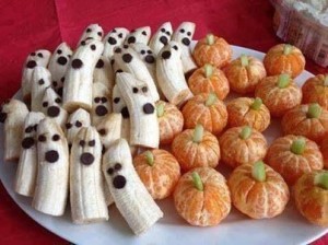 pumpkins and ghosts
