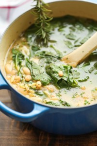 spinach and white bean soup