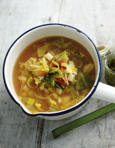 spring minestrone soup