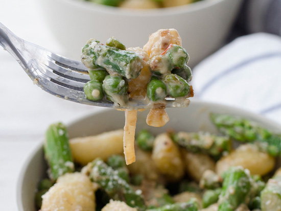 The Everyday Chef: Asparagus and Pea Gnocchi. Fruits And Veggies More Matters.org